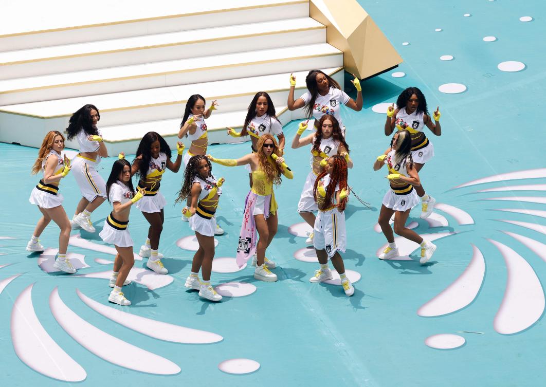 Shakira and Burna Boy warm up spectators in World Cup opening ceremony