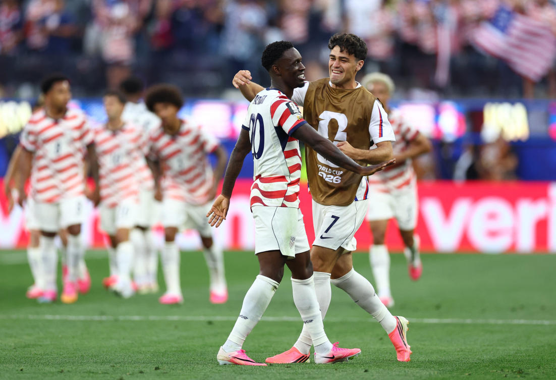 Folarin Balogun scored twice in the Americans’ historic three-goal first half, and the US opened its first home World Cup in 32 years with its biggest win in the tournament. (REUTERS)