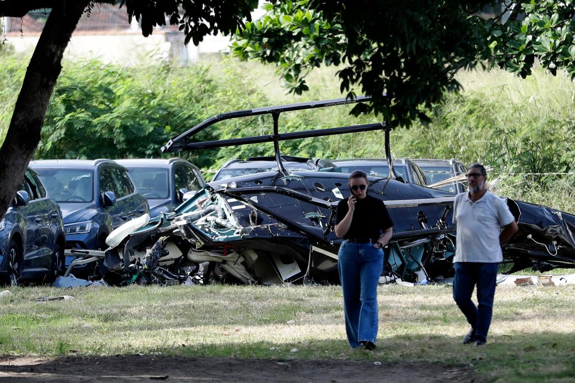 Helicopters collide over Rio de Janeiro, killing 6