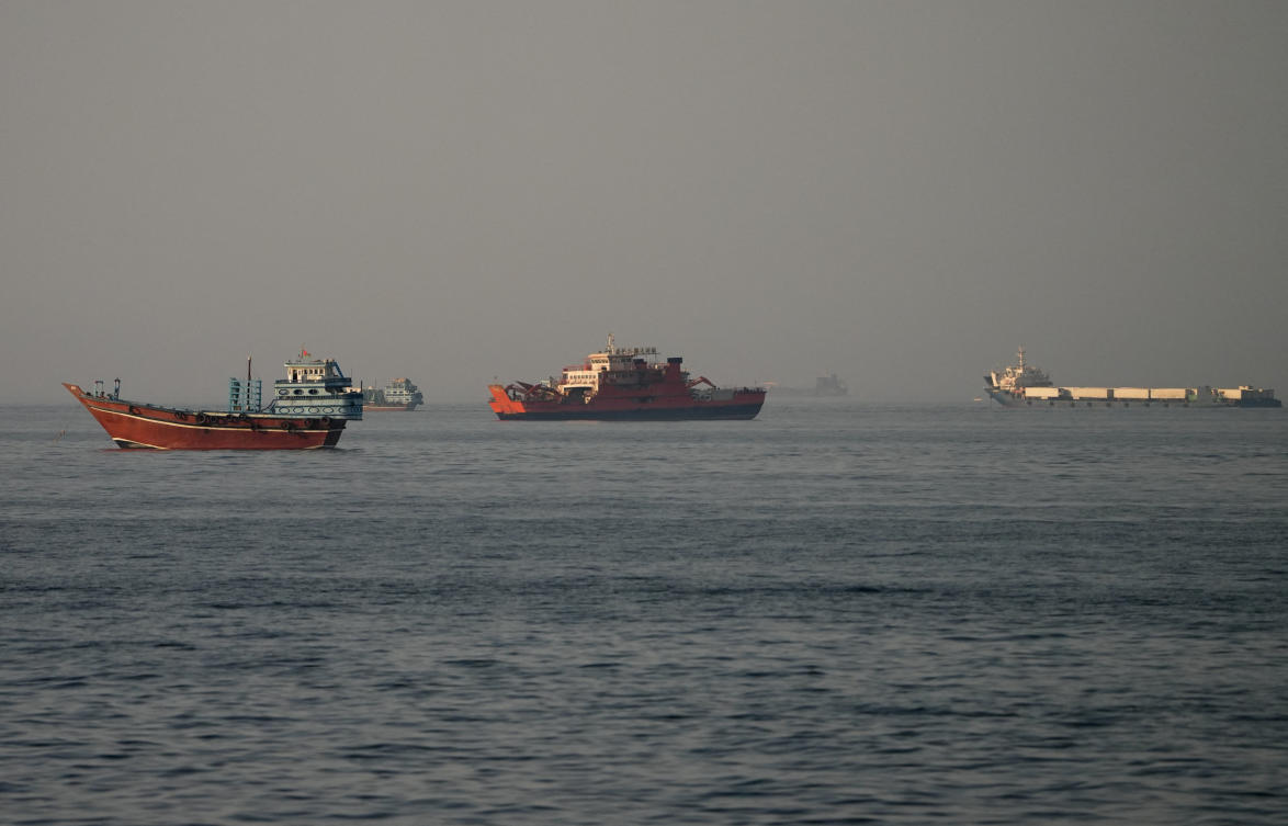An estimated 155 tankers, carrying oil and chemicals, were in the Mideast Gulf area as of June 15, shiptracking data from Kpler showed, down from 201 tankers at the end of May. (Reuters)