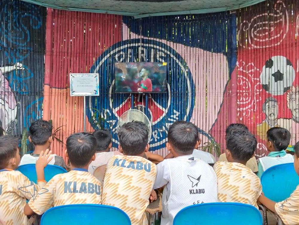 In Bangladesh camps, World Cup brings temporary normality to Rohingya kids