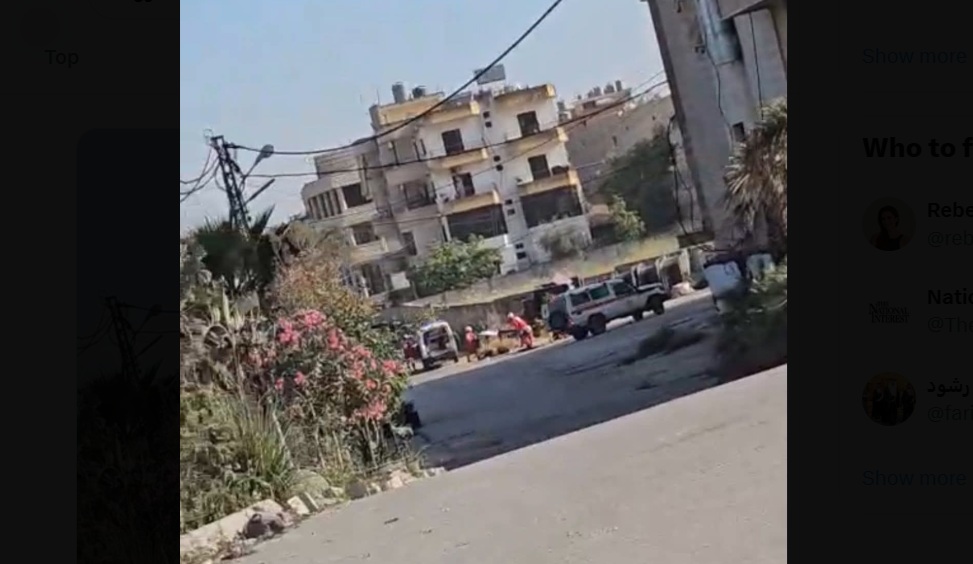 Israeli drone strikes targeted three vehicles in southern Lebanon on Tuesday, killing at least four people and wounding others, Lebanon’s National News Agency (NNA) reported. (X/@nabed_lebnan_w)