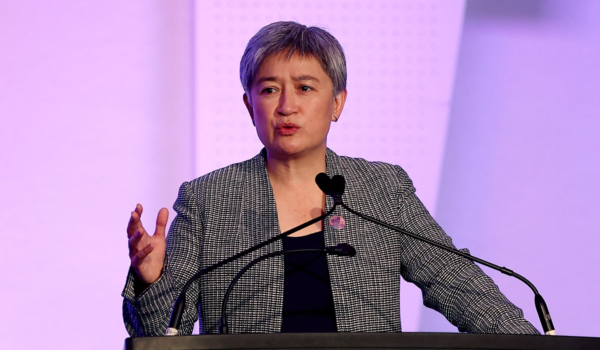Australian Minister for Foreign Affairs Penny Wong speaks during an event in Brisbane. (AFP file photo)