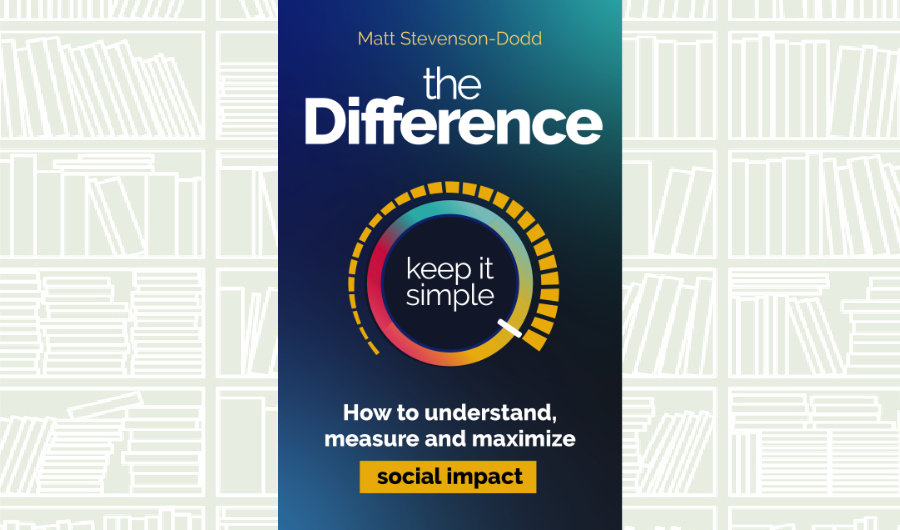 The book, which includes case studies, helps organizations measure social impact.