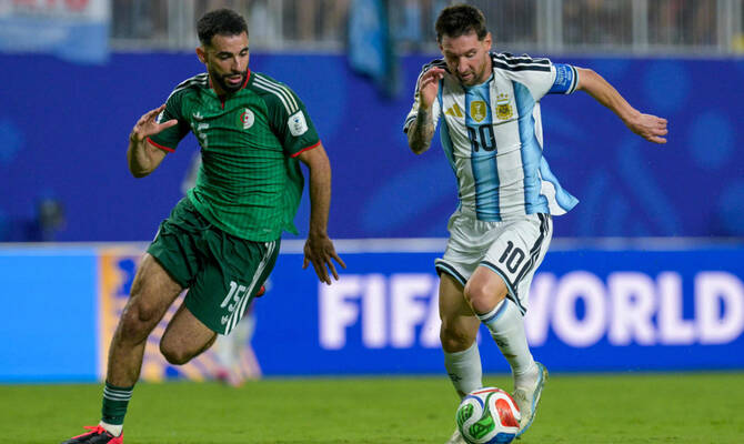 As Argentina legend Lionel Messi makes history at the World Cup, his father is experiencing a “health situation” that prompted family members to release a statement Thursday. (AFP/File)
