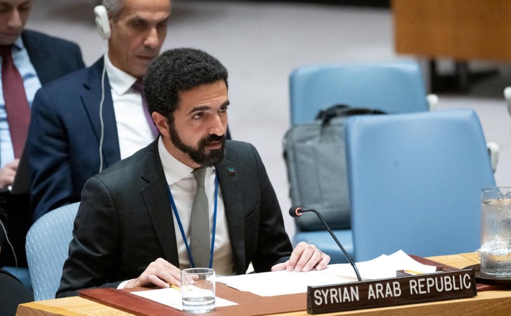 Syria’s Ambassador and Permanent Representative to the United Nations Ibrahim Olabi. (X/@Levant_24_)