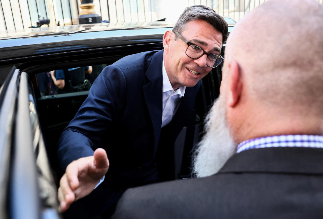 Andy Burnham is preparing for a Labour leadership contest that could make him Britain's prime minister within weeks. (REUTERS)