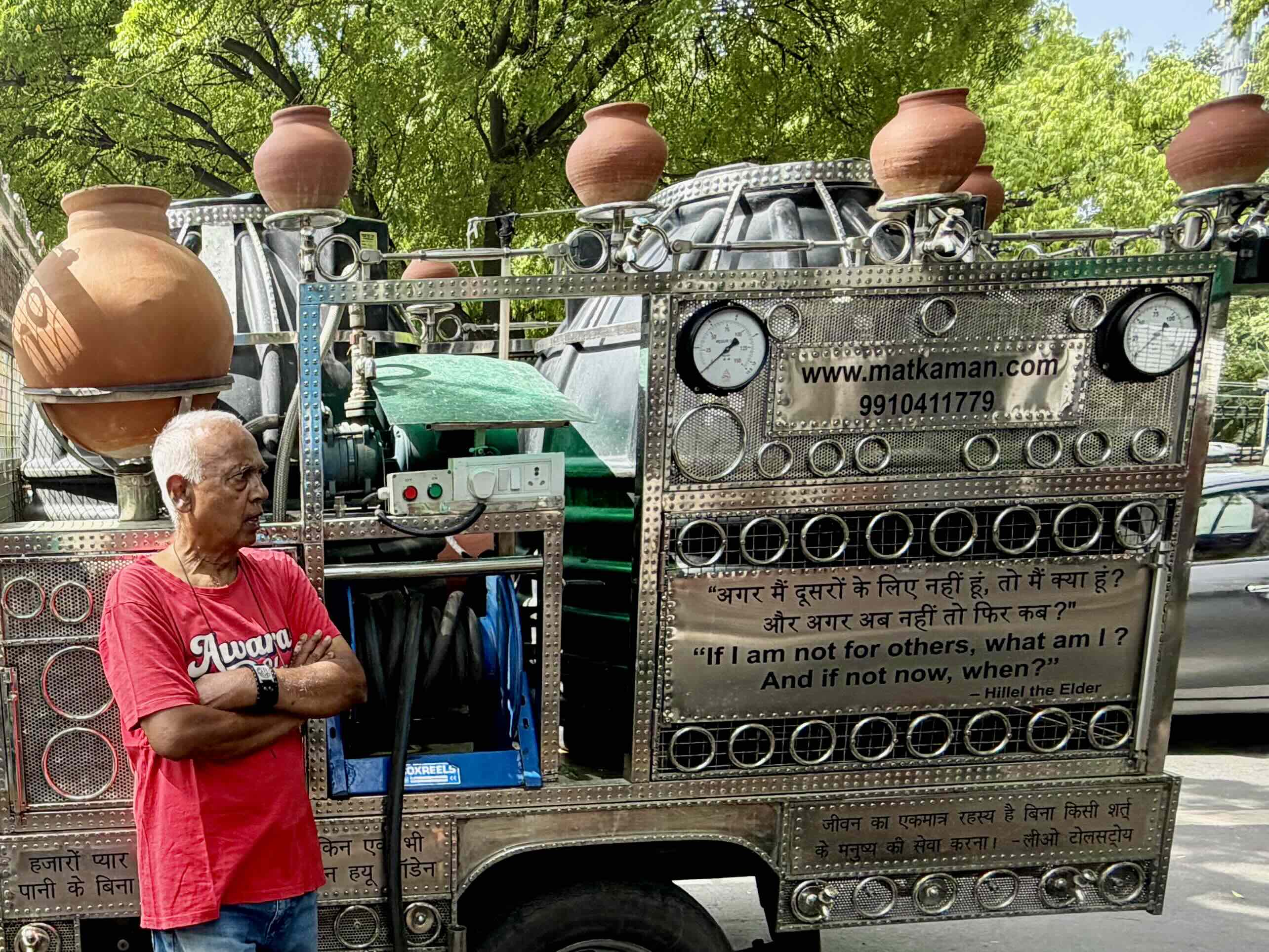 As scorching summer sets in, ‘Matka Man’ helps Delhi’s poor survive the heat