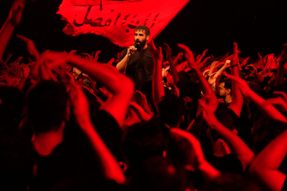 Iranians attend a mourning ceremony in Tehran, Iran, Tuesday, June 23, 2026, prior to Ashoura. (AP)