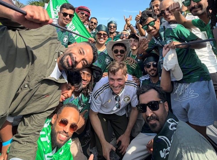 US trader and investor Ben Harburg has shown his love and appreciation of the Kingdom through various initiatives to support Saudi fans in the US. (Supplied)