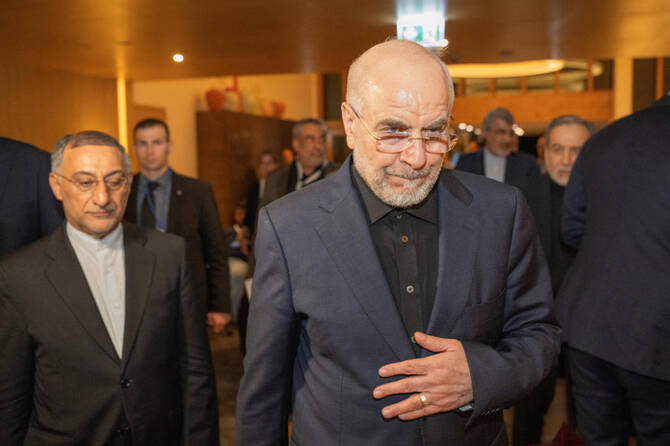 Iran’s top negotiator Mohammad Baqer Ghalibaf said on Thursday that the United States’ claims that Iran will spend its unfrozen assets to buy US agricultural products were false. (Reuters/File)