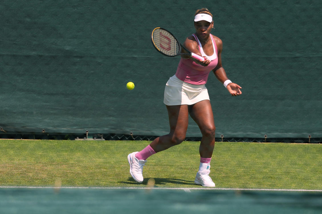 The seven-time Wimbledon singles champion accepted a wild-card entry to the grass-court Grand Slam where she’ll also compete in doubles with her older sister Venus. (AP)
