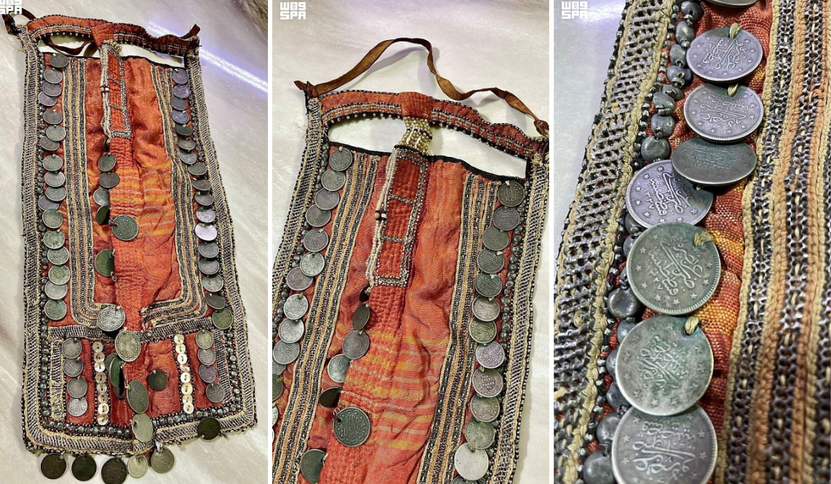 The coins were more than decorative ornaments: they represented a woman’s savings and jewelry. (SPA)