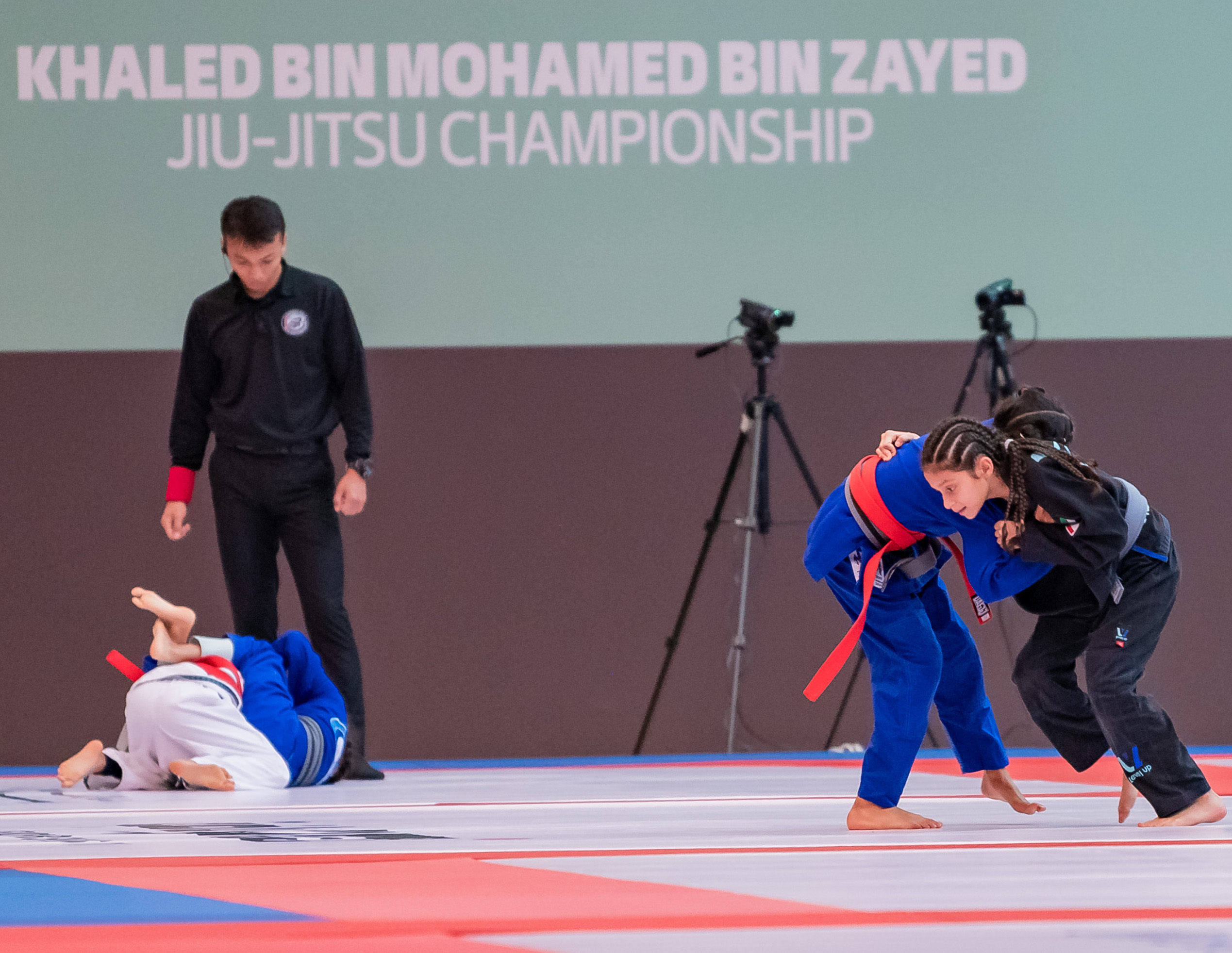 Round 5 of the Khaled bin Mohamed bin Zayed Jiu-Jitsu Championship concluded in Abu Dhabi on Sunday. (UAEJJF)