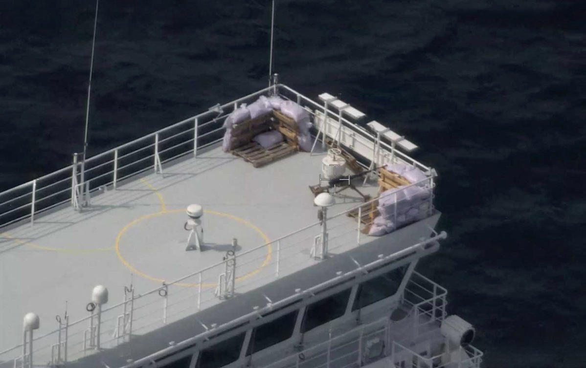 Estonia images show machine guns on Russian LNG carrier in Baltic