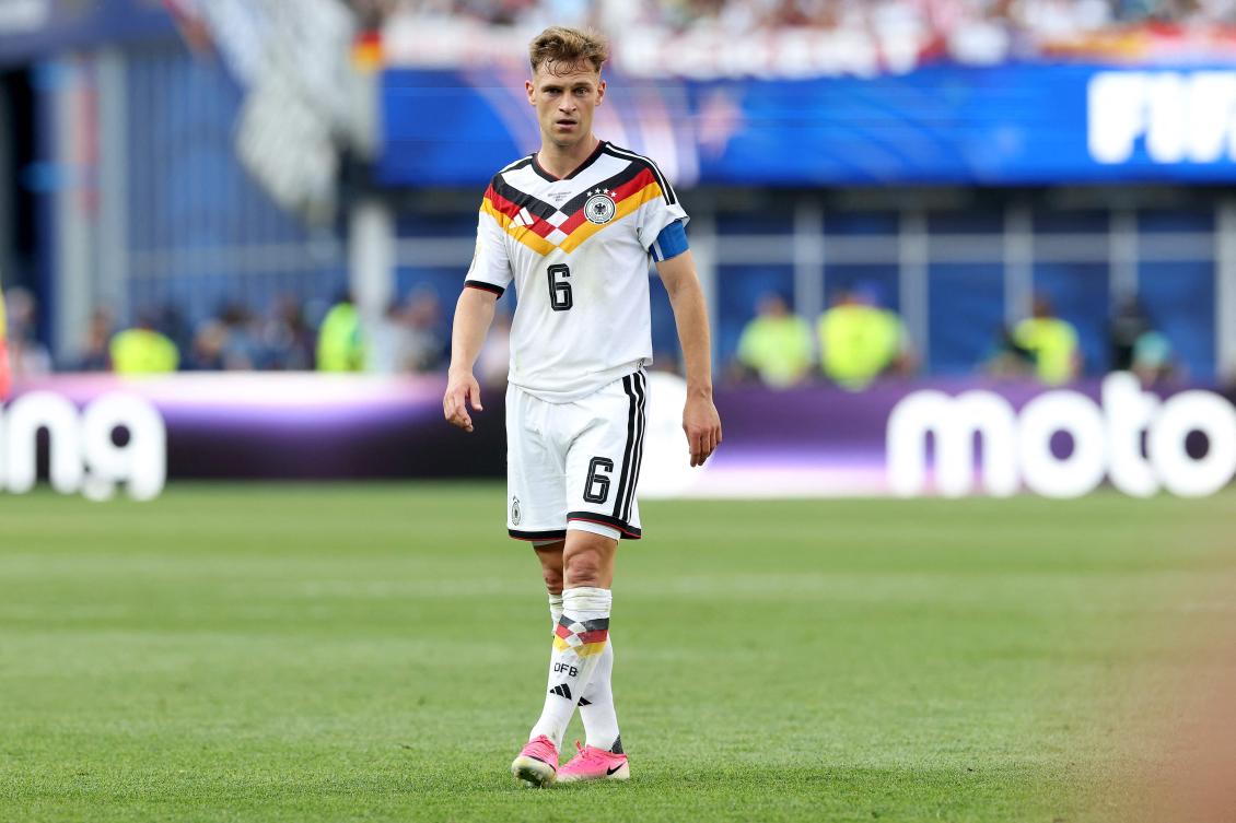 Joshua Kimmich of Germany looks on during their FIFA World Cup 2026 Round Of 32 match against Paraguay at Boston Stadium on Jun. 29, 2026 in Foxborough, Massachusetts. (AFP)