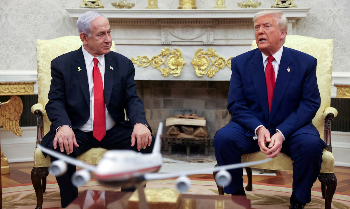 The shouting match between Trump and Netanyahu is the latest in a series of rows. (Reuters)