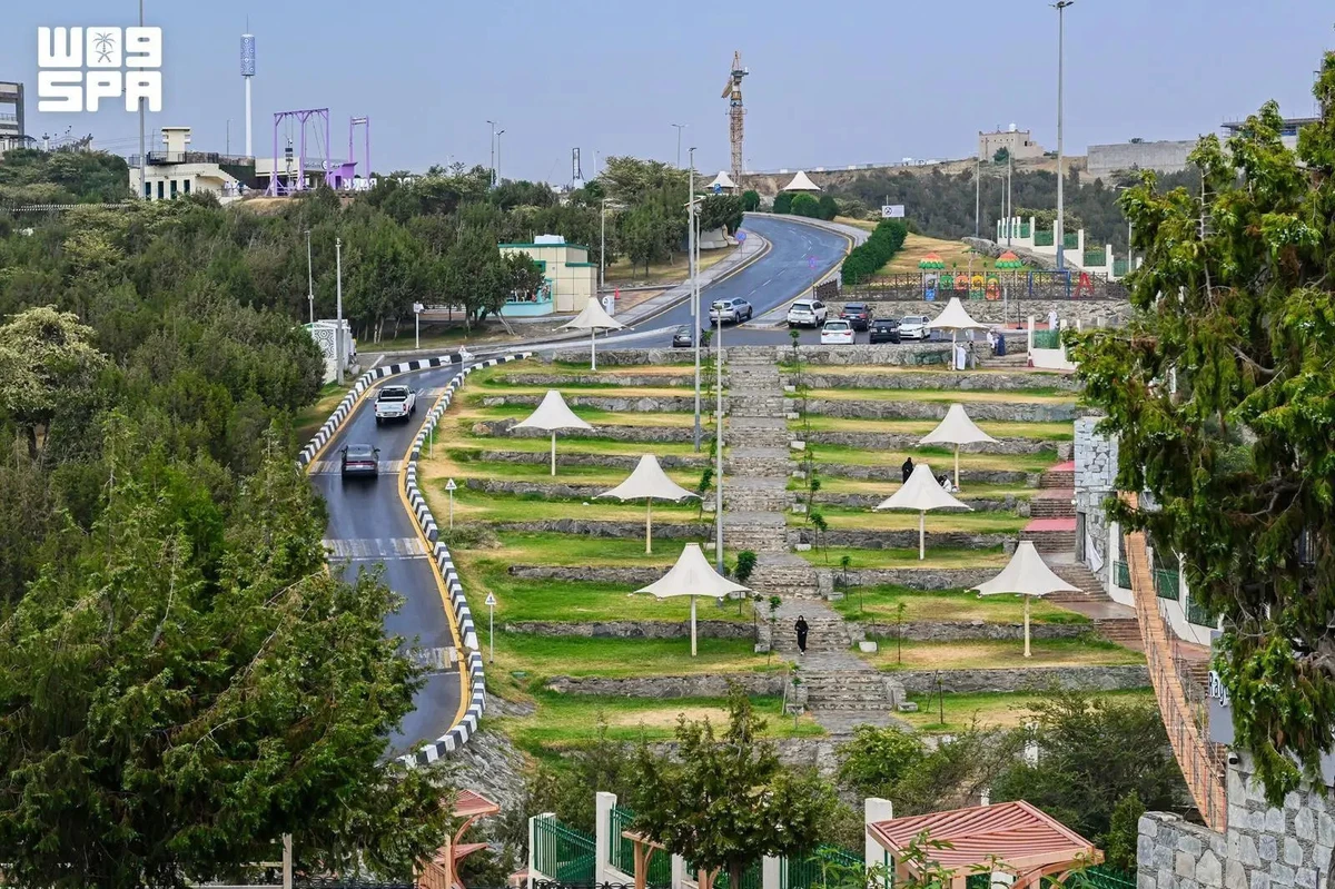 Rainfall boosts Al-Baha’s summer appeal