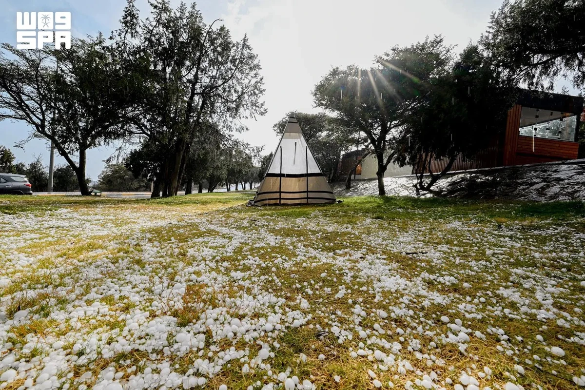 Rainfall boosts Al-Baha’s summer appeal