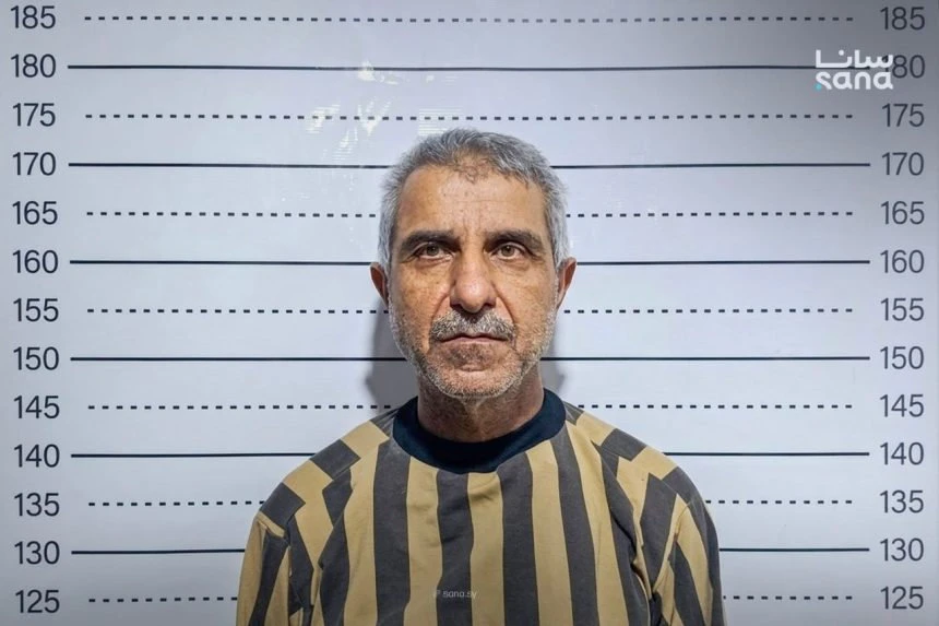 Qais Hassan al-Abd al-Rajab, a former brigadier general who served as deputy director of the General Intelligence Directorate of the deposed Assad regime. (SANA photo)