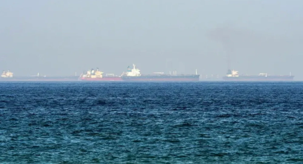 Tanker struck by unknown projectile 6 nautical miles east of Oman, UKMTO says