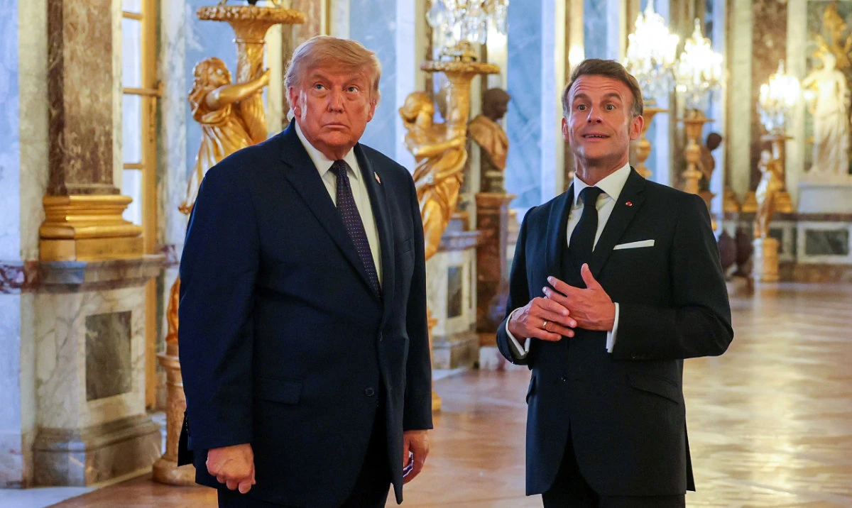 Macron deploys Versailles’ gold, mirrors and history in a high-stakes courtship of Trump