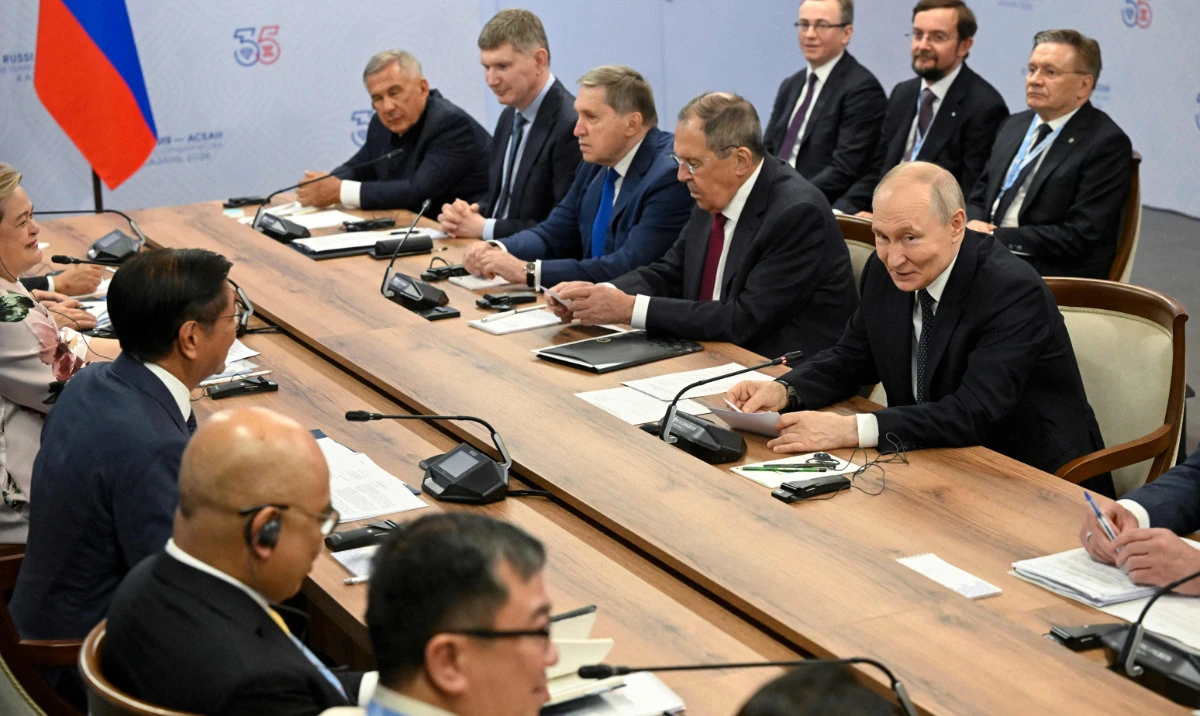 Putin and leaders of Southeast Asia agree to bolster ties at a summit in Russia