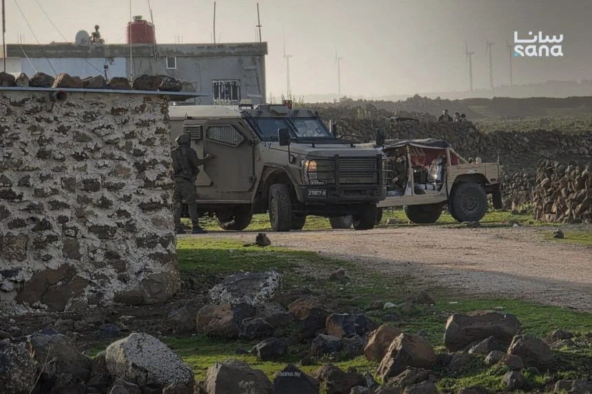 Syria reports new Israeli incursion into Quneitra village amid ongoing border tensions