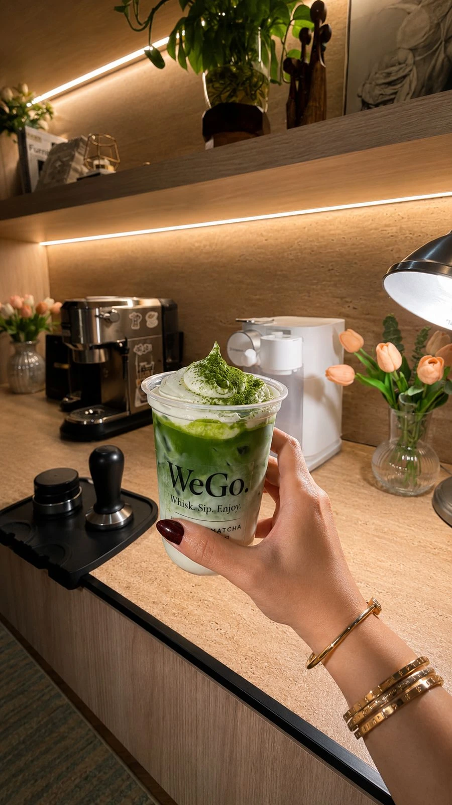 Matcha meets Saudi hospitality experience