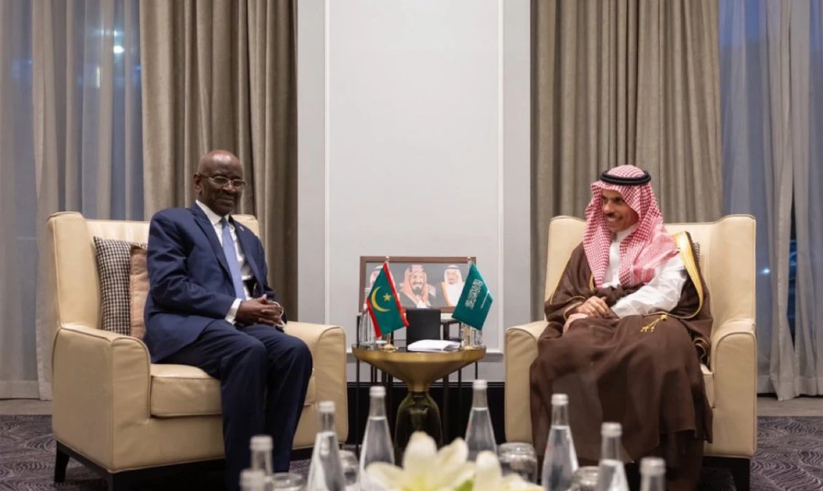 Saudi FM meets Mauritanian counterpart on sidelines of Arab League session