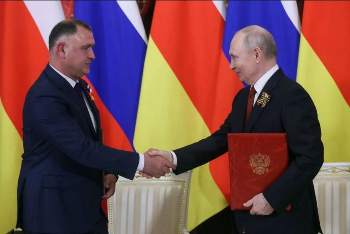 Leader of Russia-backed Georgian region resigns to become Putin adviser