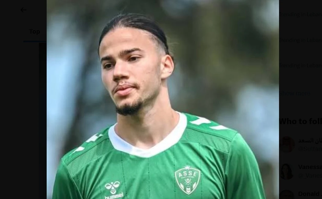 Kenzo Kies, 21-year-old French soccer player with a second-division club has died after drowning during the heat wave that has gripped France. (X/@webnotitarde)