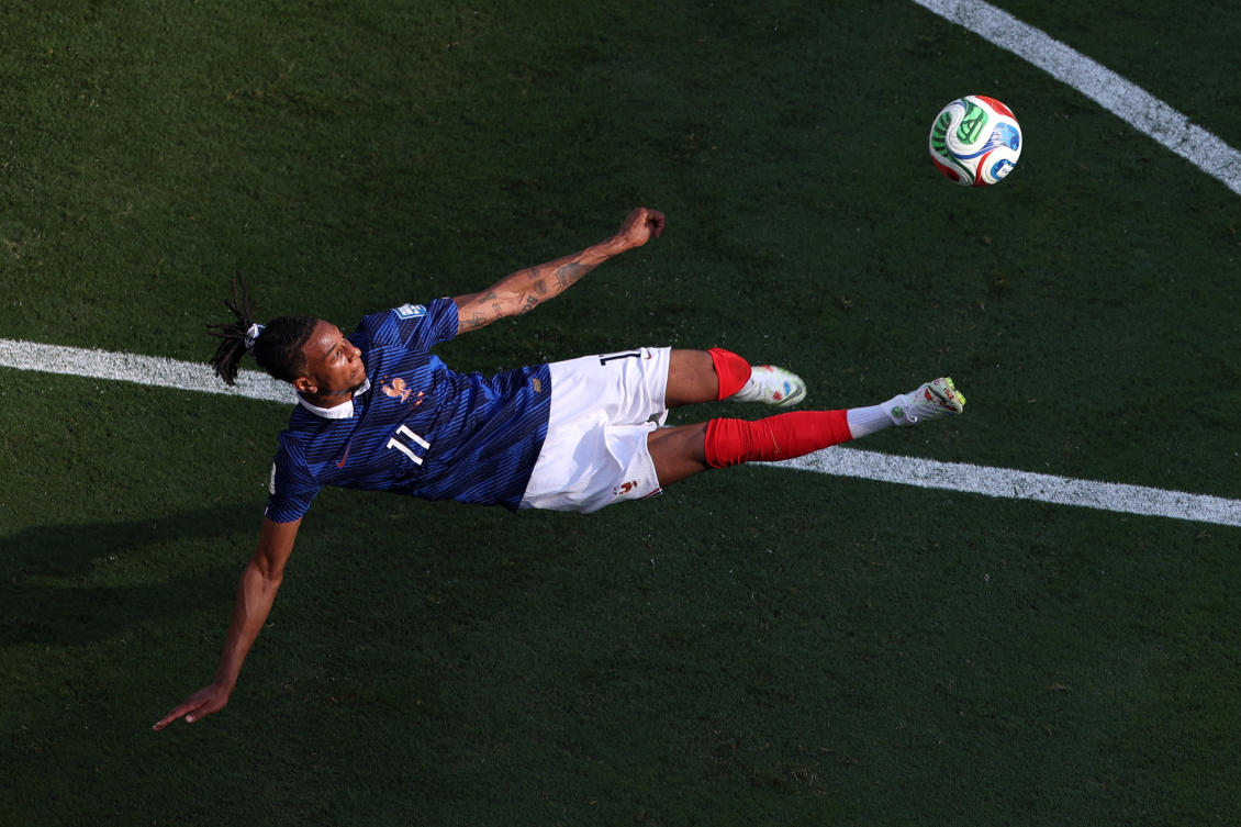 France look like World Cup juggernaut with fearsome foursome of Mbappé, Dembélé, Olize and Barcola