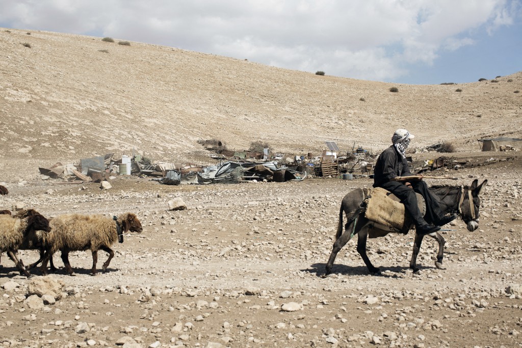 Rights groups warn settler attacks are displacing Palestinian herding communities. (AFP file photo)