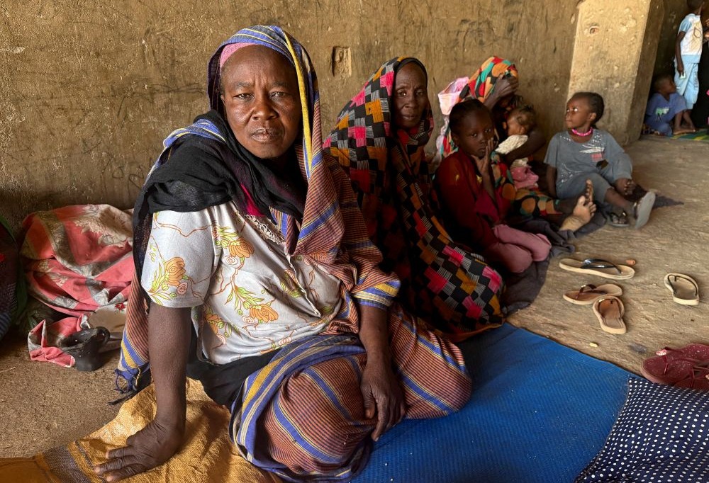 Displaced women from South Kordofan in El-Obeid, North Kordofan State, Sudan, Jan. 15, 2026. (Reuters)