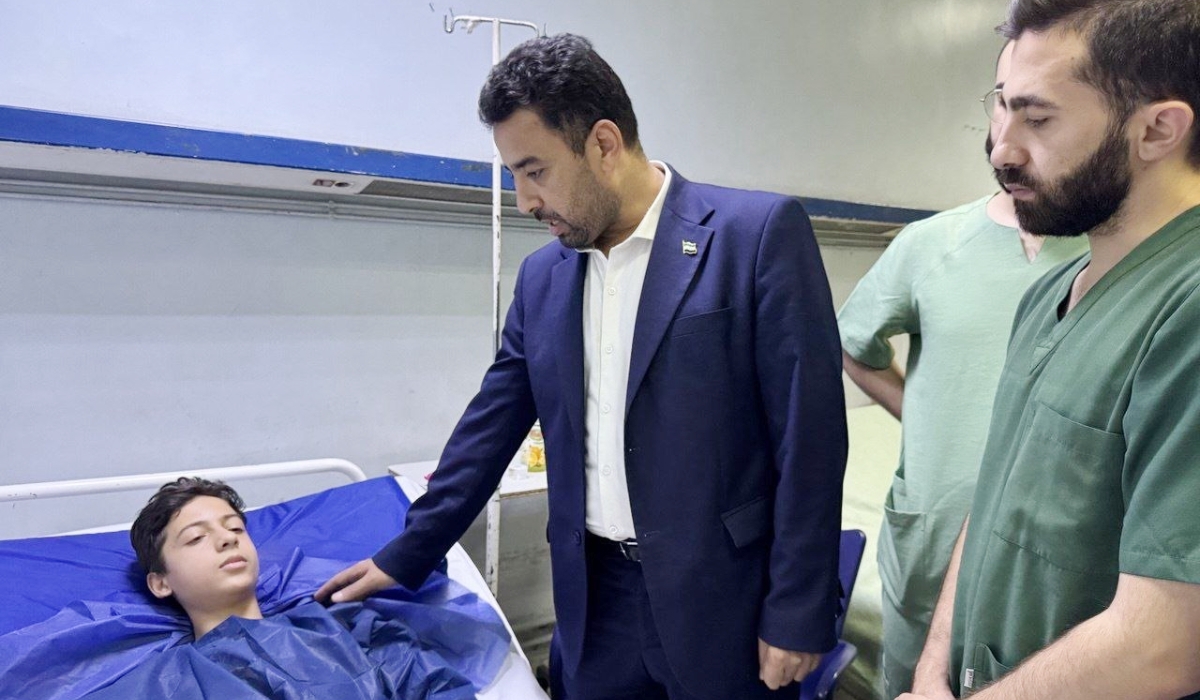 Health Minister Musab Al-Ali directed hospital staff to provide all necessary medical resources to ensure the highest standard of care and commended medical and emergency teams for their rapid response following the attack. (SANA)