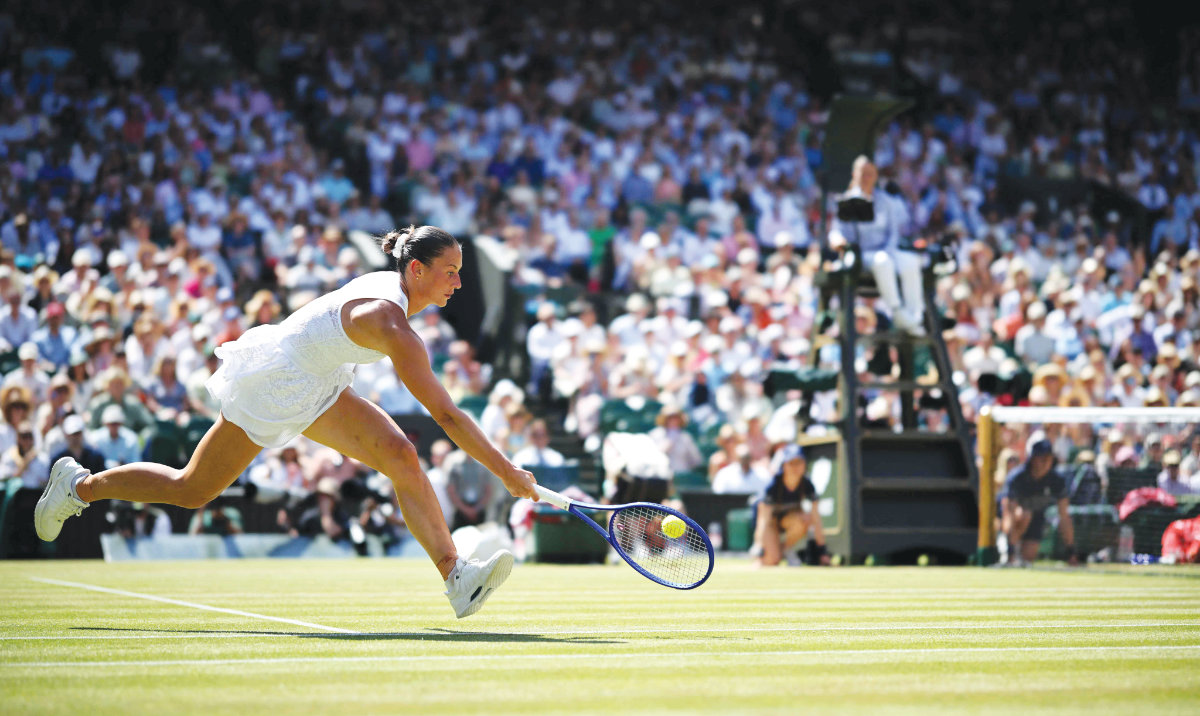 Kostyuk makes quick work of Paolini to clinch Wimbledon semifinal slot