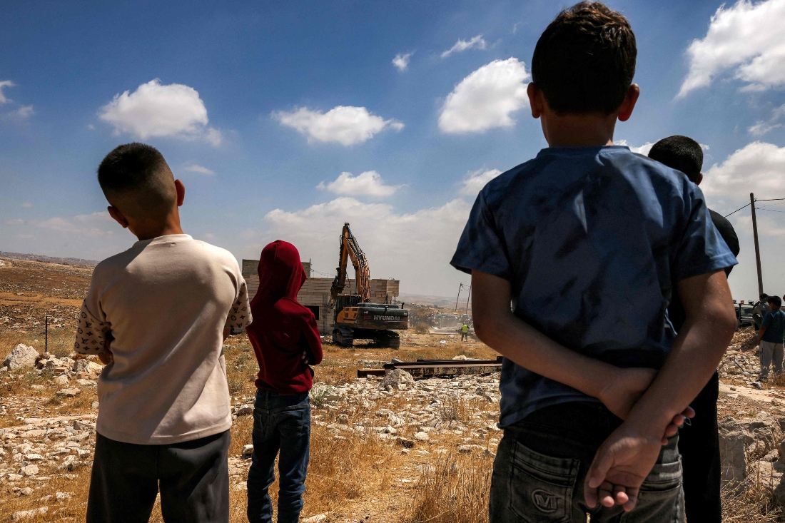 How a Palestinian town is defending itself from Israeli settler attacks