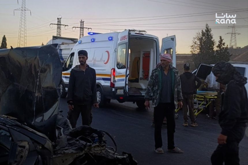 Fires and road accidents have become a major, year‑round burden for Syria’s emergency services. (SANA)