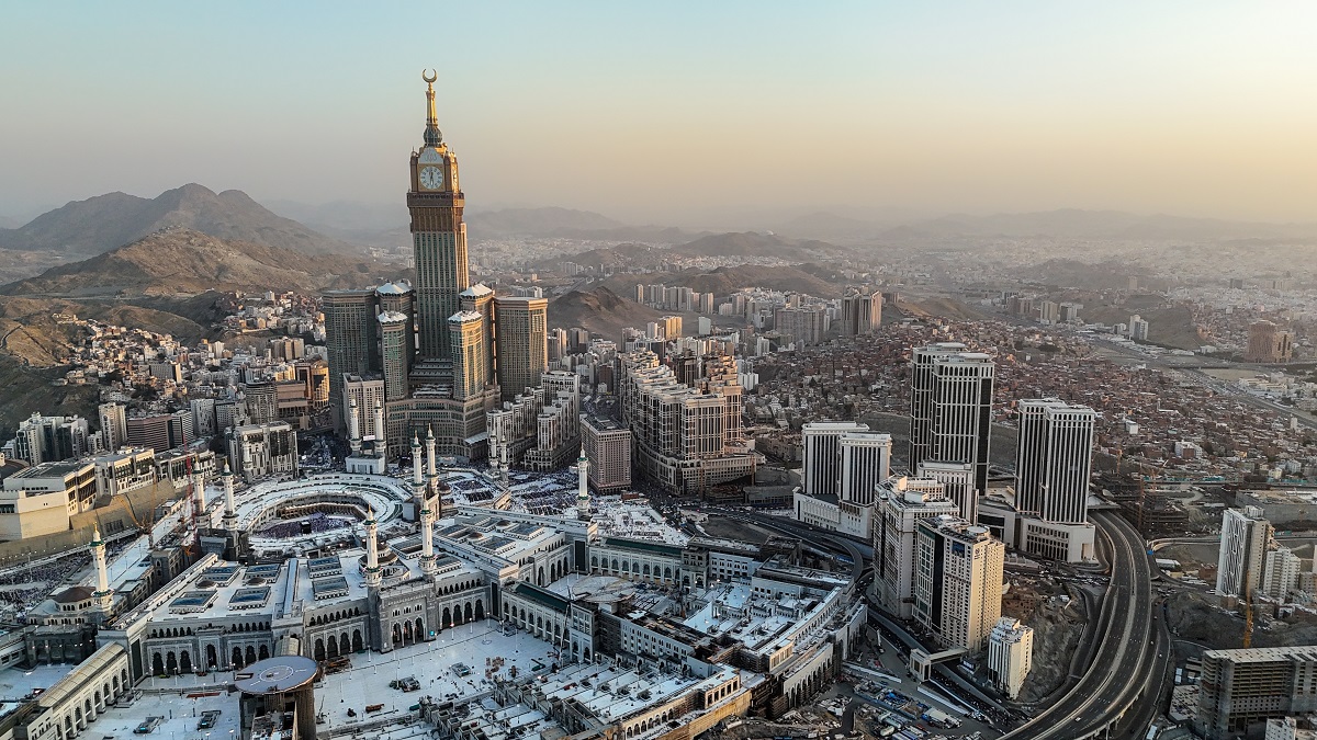 An aerial view of Makkah. (Shutterstock)