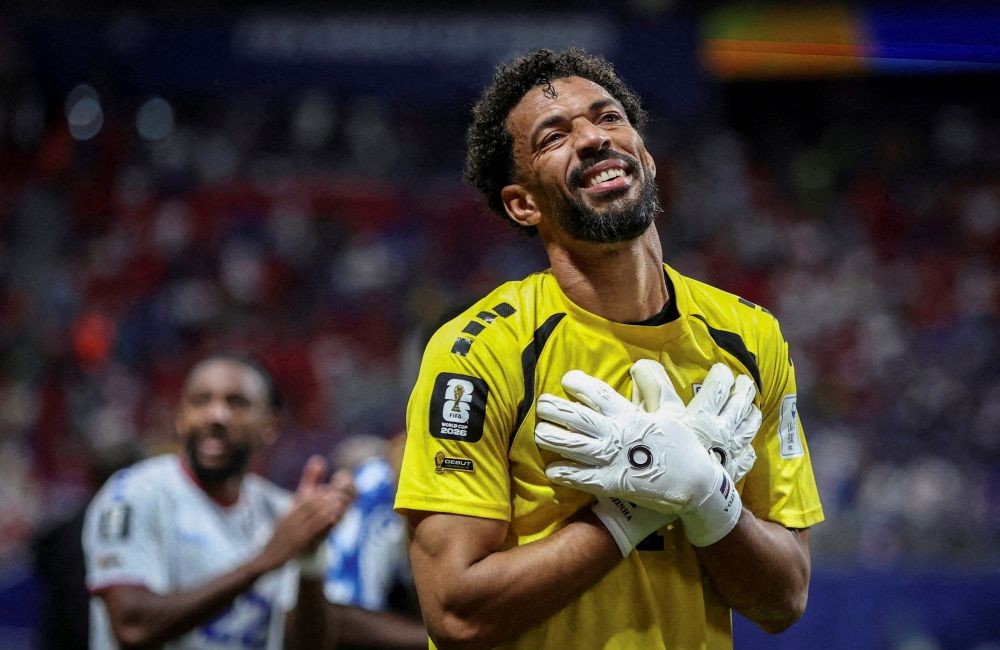 Cape Verde’s Vozinha celebrates after the 0-0 draw with Spain at Atlanta Stadium, Atlanta, Georgia, US, June 15, 2026. (Reuters)