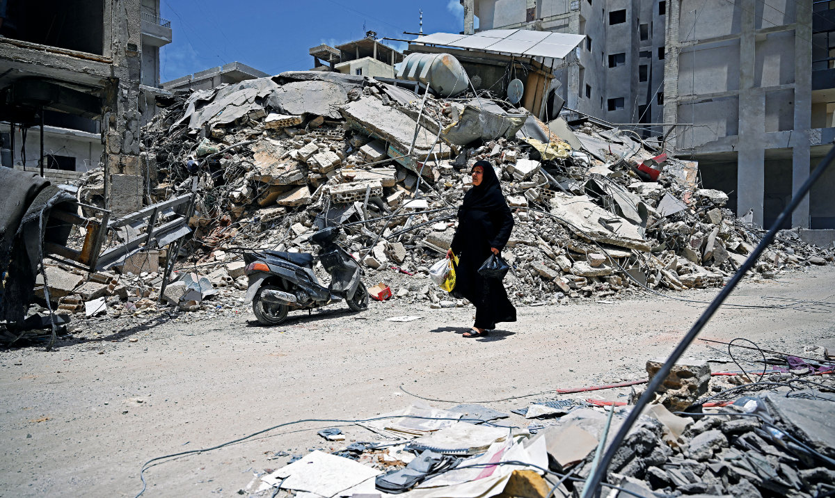 Displacement camps in northern Lebanon are being dismantled, as families return to their villages in the south, only to find homes destroyed. (AFP)