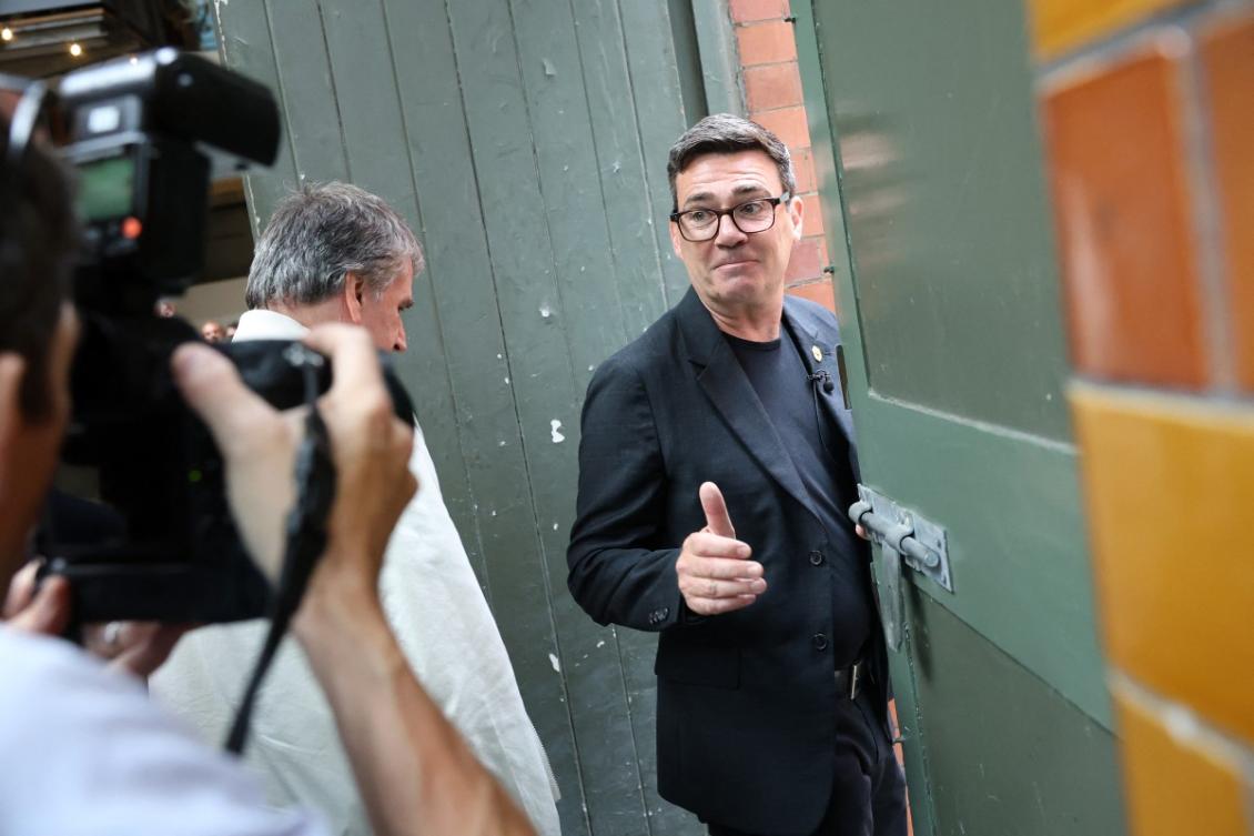 As Andy Burnham prepares to become the UK’s next prime minister he faces calls to tackle Labour’s alleged “boys’ club” by ensuring women get half of the top jobs in his first cabinet. (AFP)