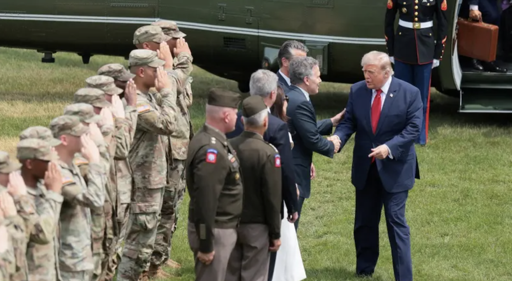 Trump says ‘open to diplomacy’ with Iran as US launches wave of new strikes