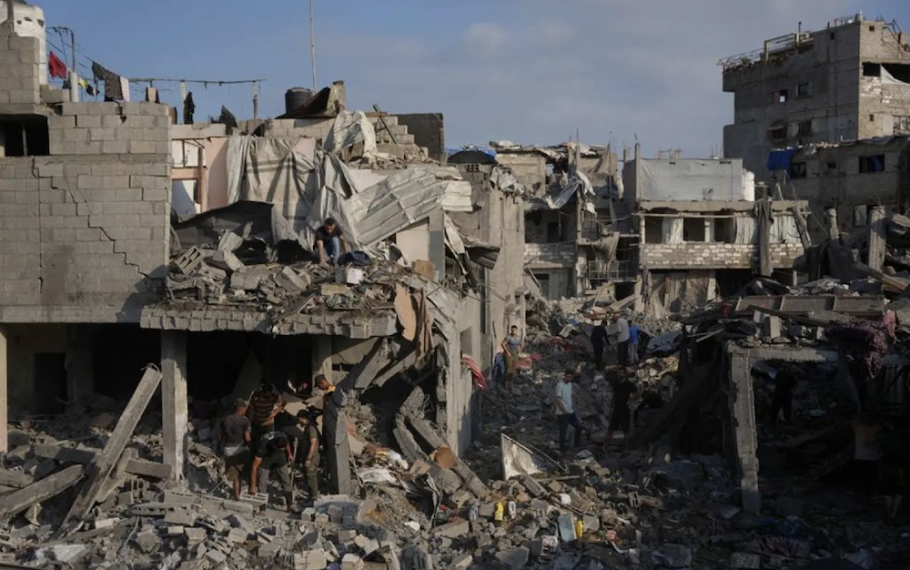 Israeli strikes kill Palestinians attending Gaza funeral for earlier strike victim