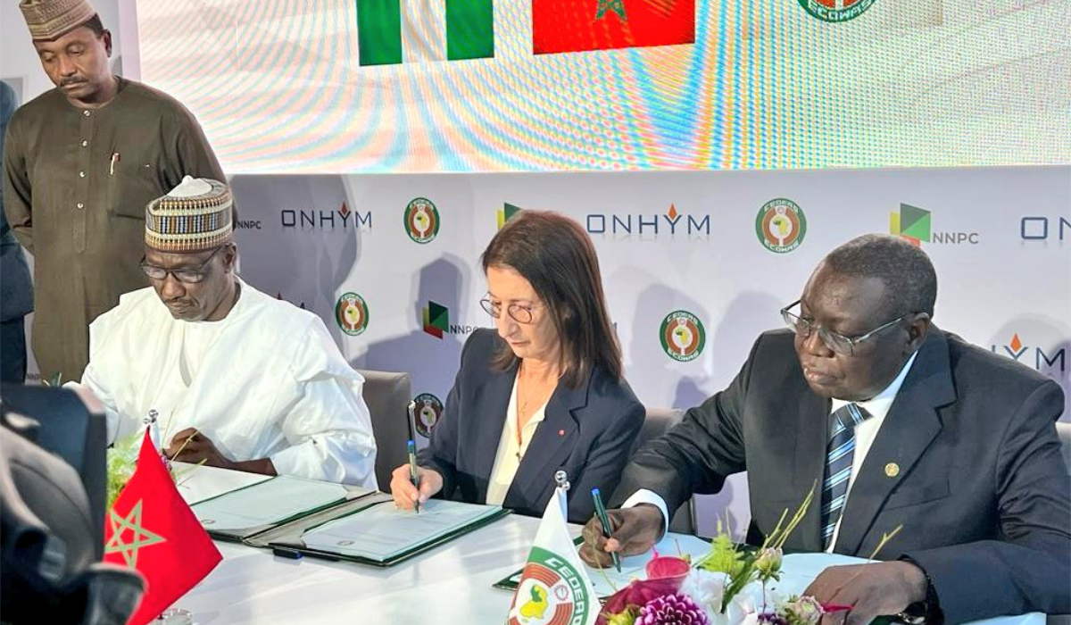 Morocco’s state hydrocarbons agency ONHYM and Nigeria’s state oil company NNPC said in a statement that the project aimed to link west Africa’s gas resources to major regional markets. (Photo: @nnpclimited)