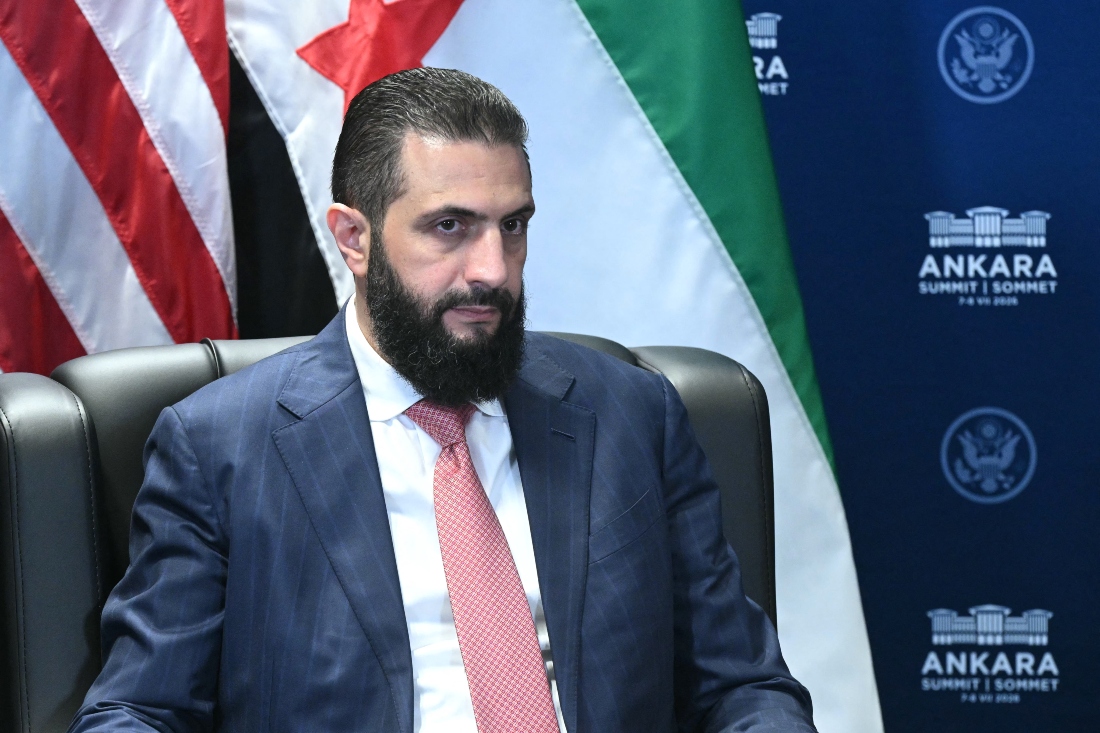Syrian President Ahmed al-Sharaa’s changes amount to a fundamental restructuring of the country’s security apparatus. (FILE/AFP)