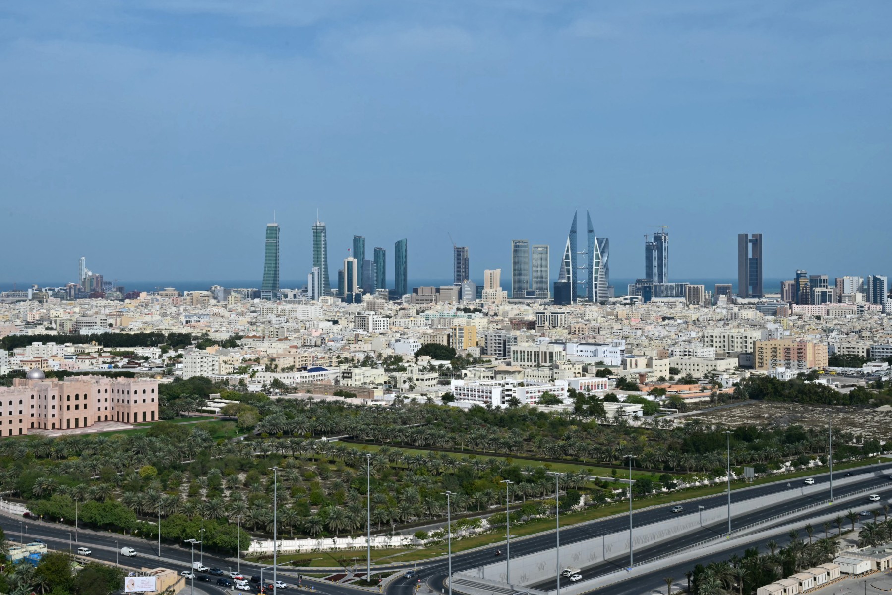 The authority said flights through the Bahrain Flight Information Region were proceeding as normal. (File/AFP)