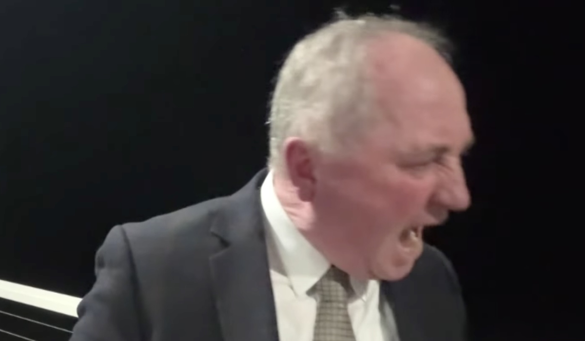 ’Sit down!’ Australian politician berates dog on live TV