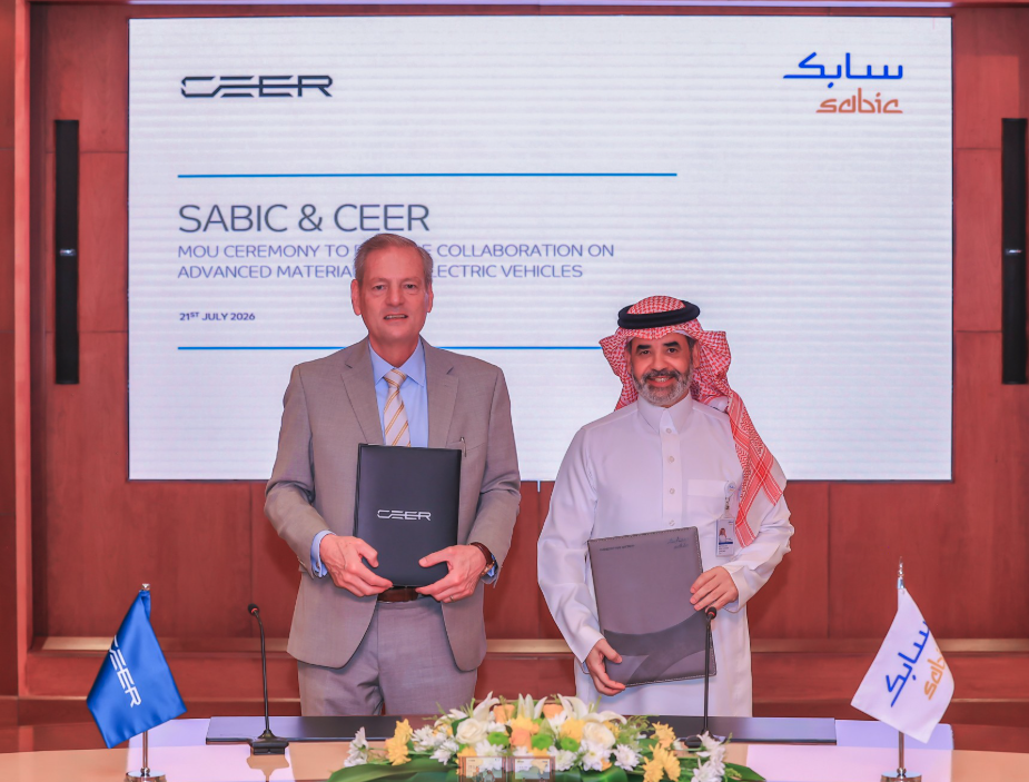 SABIC, Ceer explore advanced materials collaboration for Saudi EV manufacturing